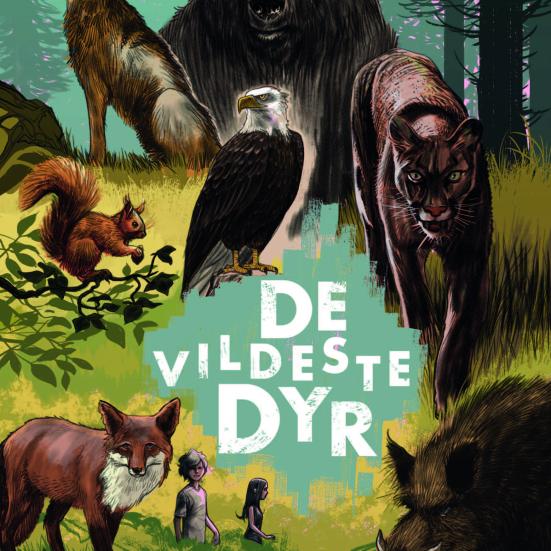 De vildeste dyr. Bøger til dig på 8-12 år.