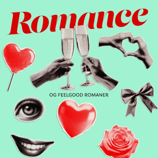 Forsiden af folderen Romance og feelgood romaner