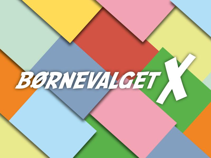 Grafik med teksten børnevalget X