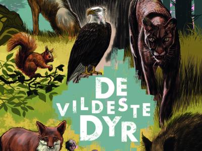 De vildeste dyr. Bøger til dig på 8-12 år.