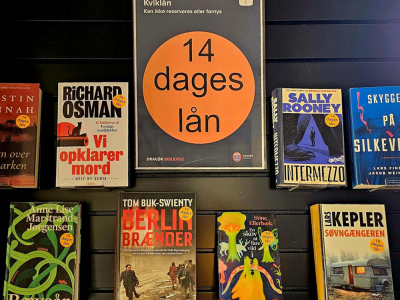 Skilt med teksten Kviklån - 14 dages lån