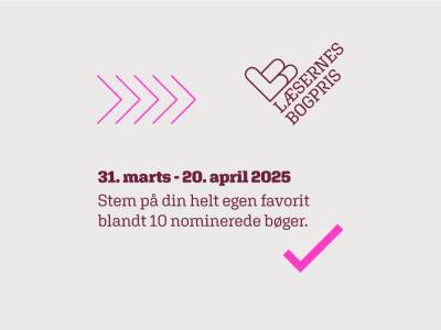 Læsernes Bogpris. Stem på din helt egen favorit blandt 10 nominerede bøger